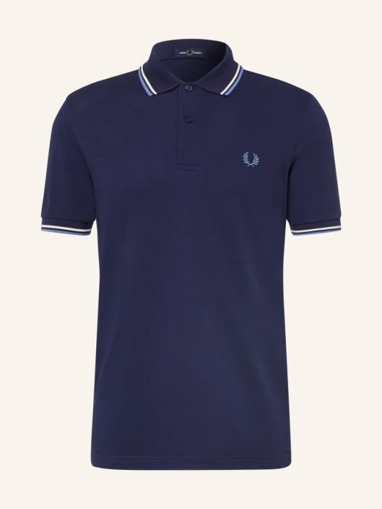 Zdjęcie produktu Fred Perry Koszulka Polo Z Pikowanym Wzorem blau