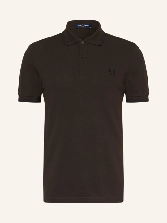 Zdjęcie produktu Fred Perry Koszulka Polo Z Pikowanym Wzorem braun CIEMNOBRĄZOWY