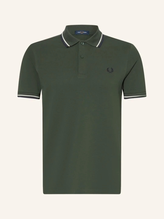 Zdjęcie produktu Fred Perry Koszulka Polo Z Pikowanym Wzorem gruen CIEMNOZIELONY