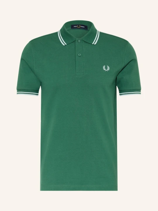 Zdjęcie produktu Fred Perry Koszulka Polo Z Pikowanym Wzorem gruen