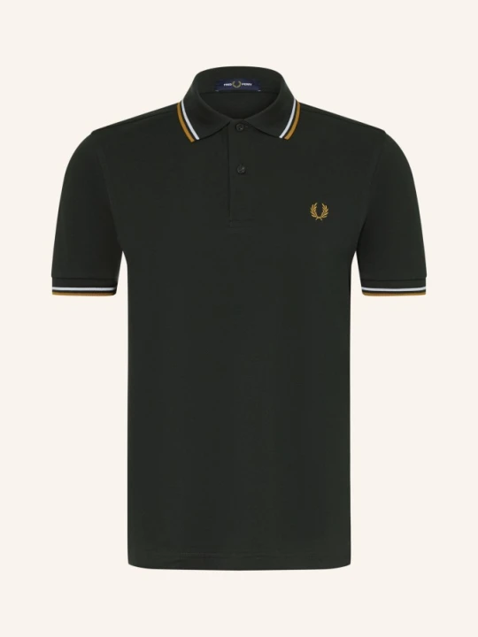 Zdjęcie produktu Fred Perry Koszulka Polo Z Pikowanym Wzorem gruen