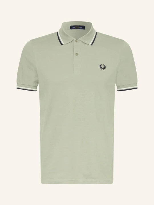 Zdjęcie produktu Fred Perry Koszulka Polo Z Pikowanym Wzorem gruen