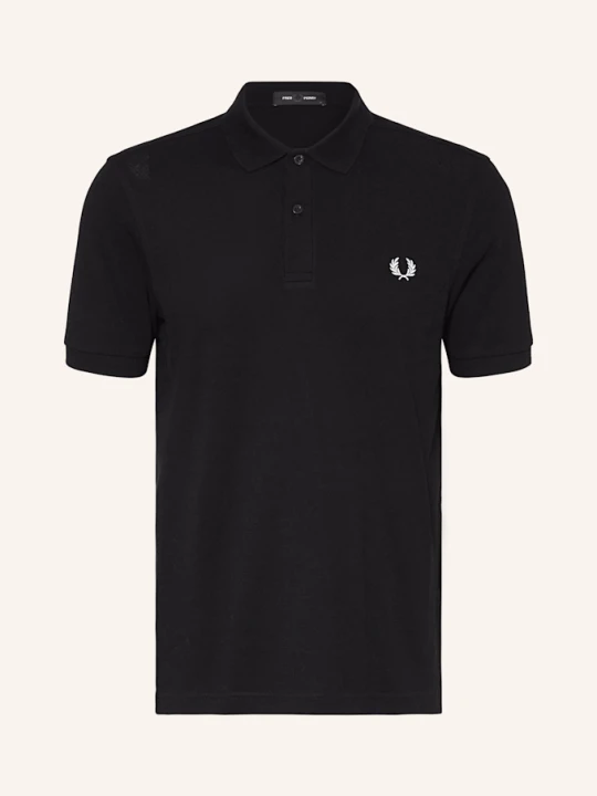 Zdjęcie produktu Fred Perry Koszulka Polo Z Pikowanym Wzorem Regular Fit schwarz CZARNY