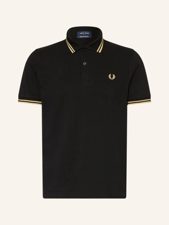 Zdjęcie produktu Fred Perry Koszulka Polo Z Pikowanym Wzorem schwarz czarny