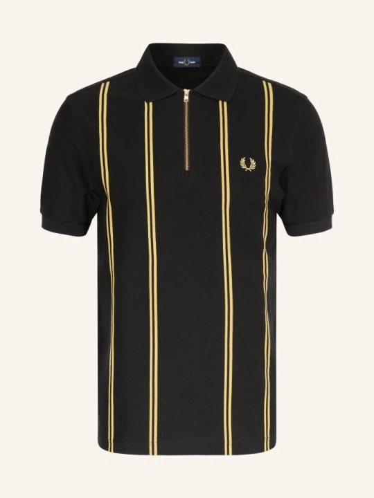 Zdjęcie produktu Fred Perry Koszulka Polo Z Pikowanym Wzorem schwarz