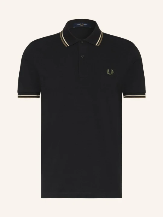 Zdjęcie produktu Fred Perry Koszulka Polo Z Pikowanym Wzorem schwarz czarny