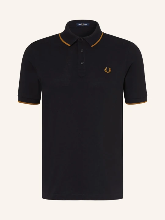 Zdjęcie produktu Fred Perry Koszulka Polo Z Pikowanym Wzorem schwarz czarny