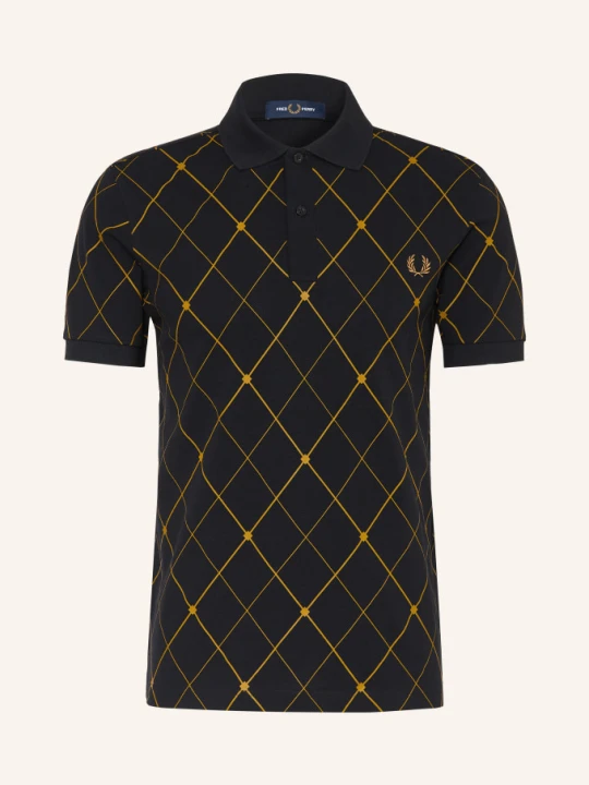 Zdjęcie produktu Fred Perry Koszulka Polo Z Pikowanym Wzorem schwarz