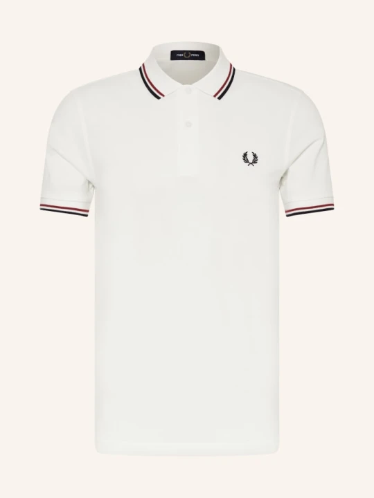 Zdjęcie produktu Fred Perry Koszulka Polo Z Pikowanym Wzorem weiss BIAŁY