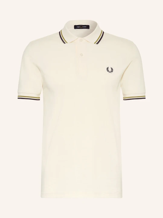 Zdjęcie produktu Fred Perry Koszulka Polo Z Pikowanym Wzorem weiss ECRU