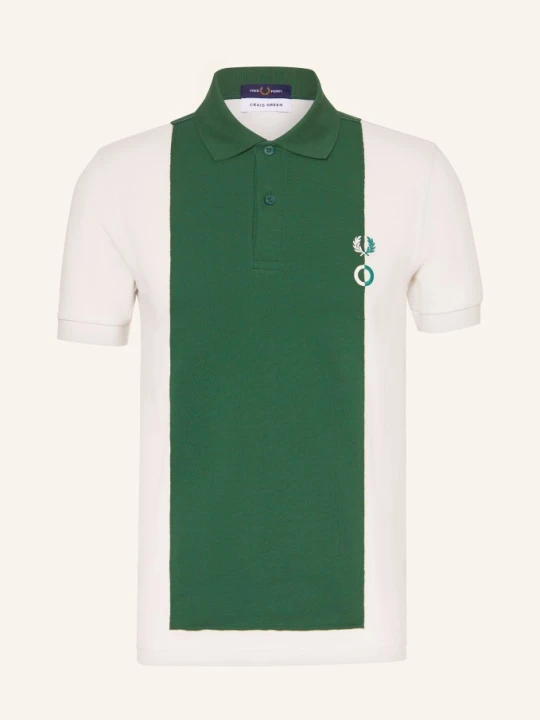 Zdjęcie produktu Fred Perry Koszulka Polo Z Pikowanym Wzorem weiss biały