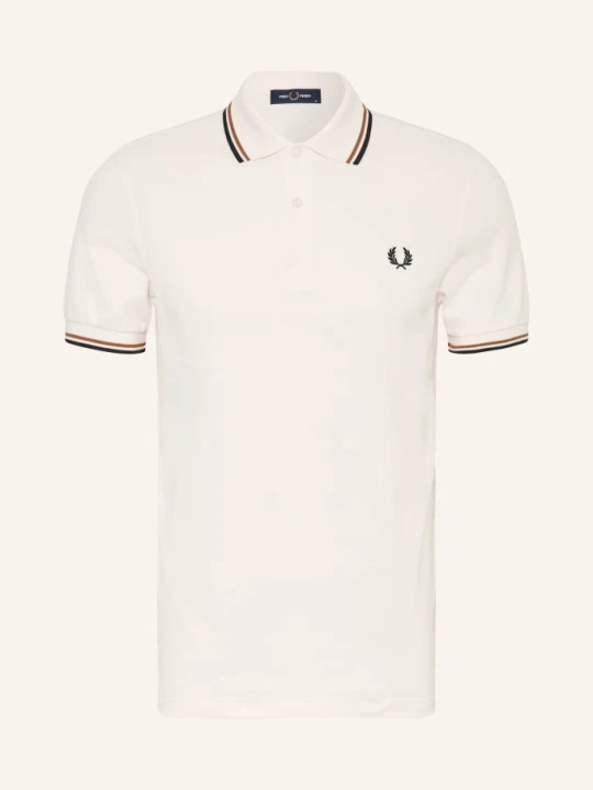 Zdjęcie produktu Fred Perry Koszulka Polo Z Pikowanym Wzorem weiss biały