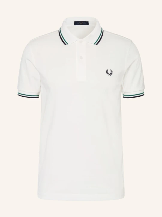 Zdjęcie produktu Fred Perry Koszulka Polo Z Pikowanym Wzorem weiss biały