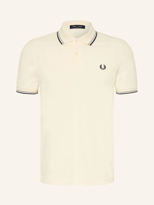 Zdjęcie produktu Fred Perry Koszulka Polo Z Pikowanym Wzorem weiss biały