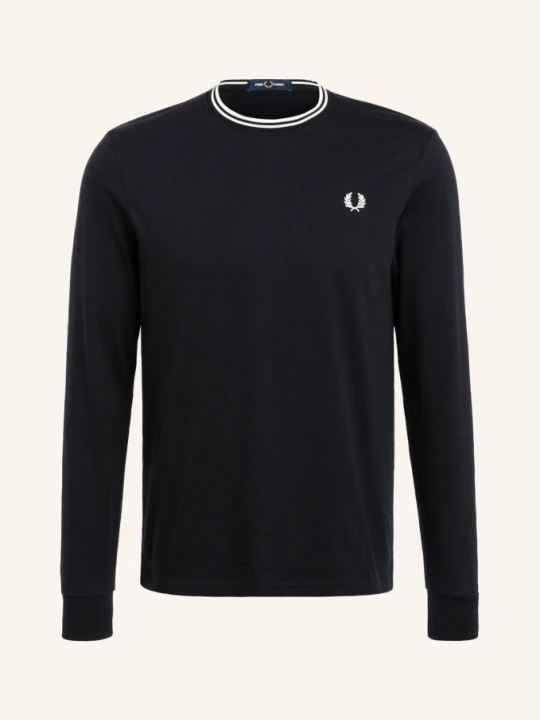 Zdjęcie produktu Fred Perry Koszulka Z Długim Rękawem schwarz CZARNY