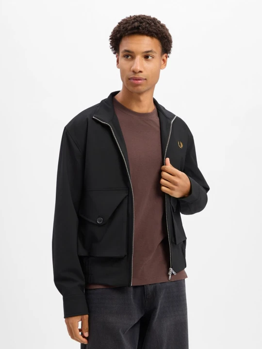 Zdjęcie produktu Fred Perry kurtka na okres przejściowy Mężczyźni czarny