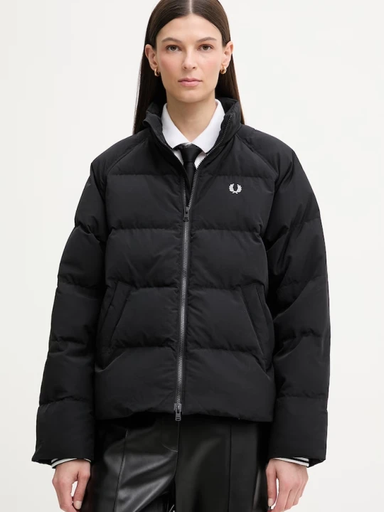 Zdjęcie produktu Fred Perry kurtka puchowa damska czarny