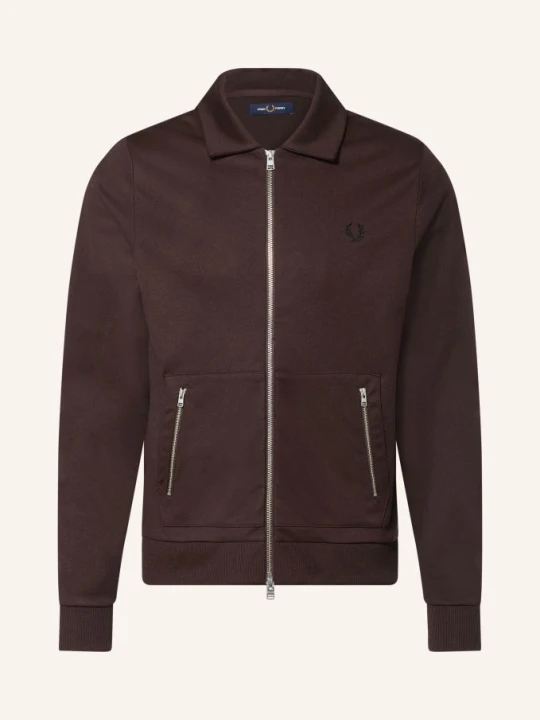 Zdjęcie produktu Fred Perry Kurtka Treningowa Z Paskami Z Galonu braun CIEMNOBRĄZOWY