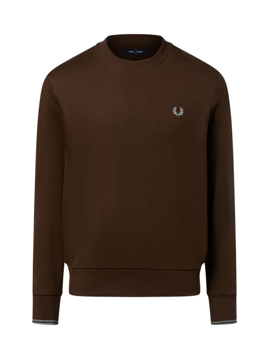Zdjęcie produktu Fred Perry bluza nierozpinana Mężczyźni Bawełna brązowy