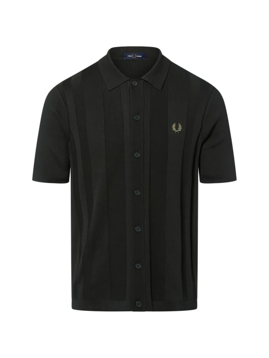 Zdjęcie produktu Fred Perry koszula casual Mężczyźni Bawełna zielony