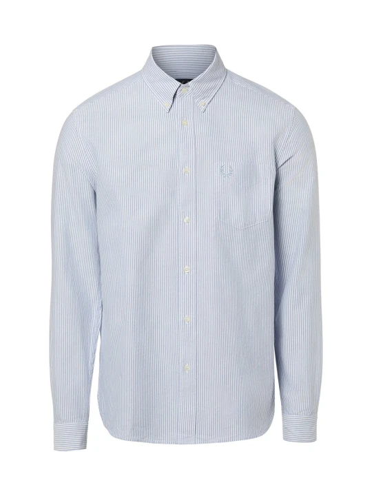 Zdjęcie produktu Fred Perry koszula casual Mężczyźni Regular Fit Bawełna niebieski
