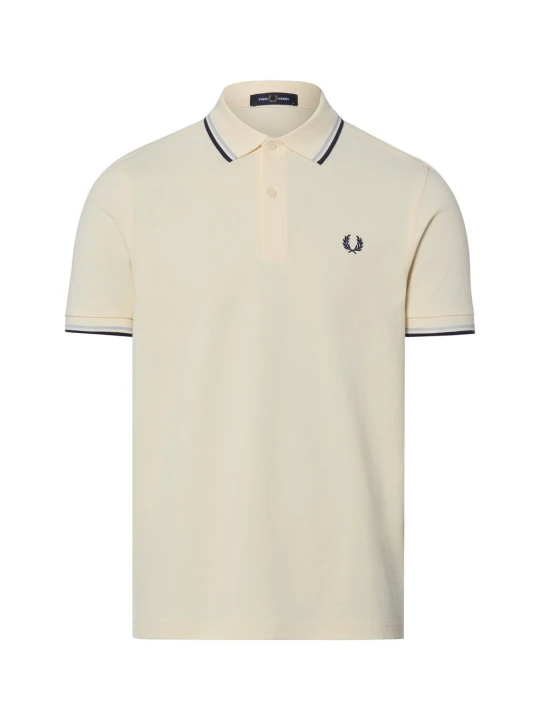 Zdjęcie produktu Fred Perry koszulka polo Mężczyźni Bawełna beżowy
