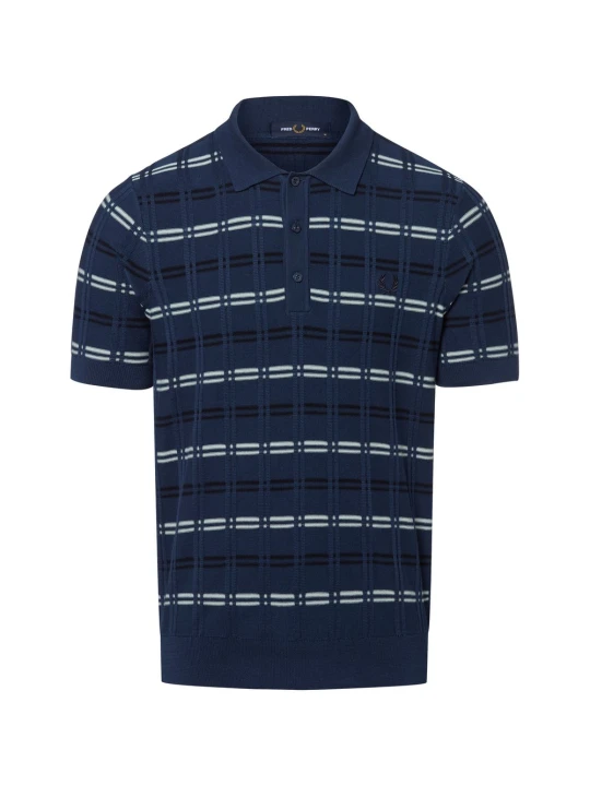 Zdjęcie produktu Fred Perry koszulka polo Mężczyźni Bawełna niebieski | wielokolorowy