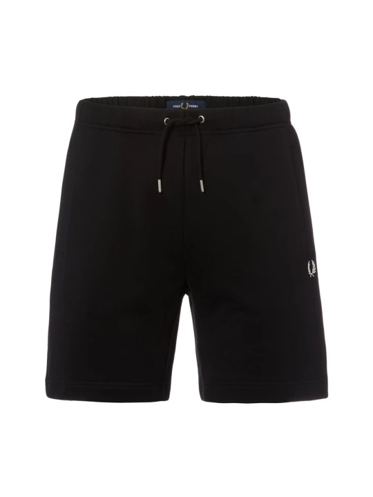 Zdjęcie produktu Fred Perry szorty dresowe Mężczyźni Bawełna czarny