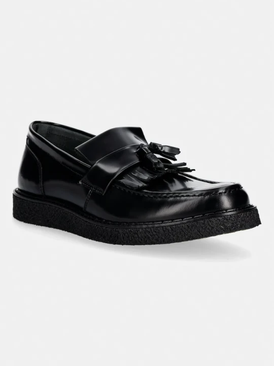 Zdjęcie produktu Fred Perry loafersy męskie skórzane czarny