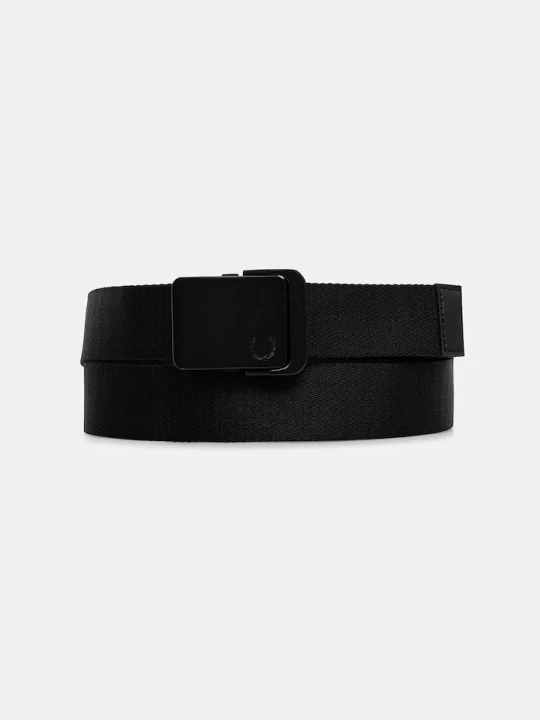 Zdjęcie produktu Fred Perry pasek parciany czarny