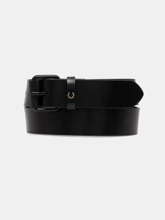 Zdjęcie produktu Fred Perry pasek skórzany czarny