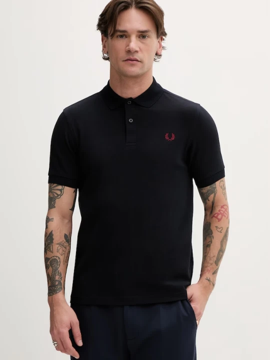 Zdjęcie produktu Fred Perry polo bawełniane granatowy
