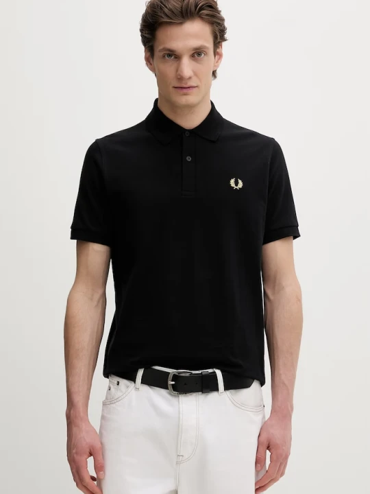 Zdjęcie produktu Fred Perry polo bawełniane czarny