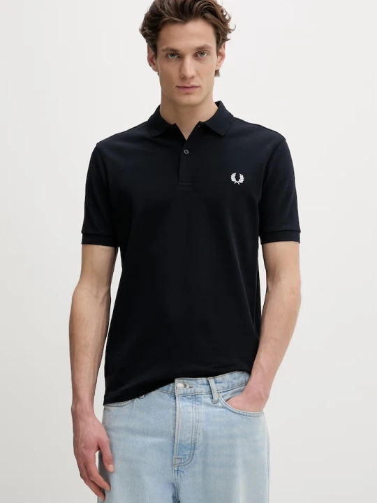 Zdjęcie produktu Fred Perry polo bawełniane granatowy