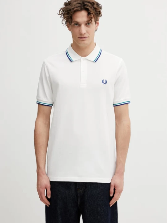 Zdjęcie produktu Fred Perry polo bawełniane biały