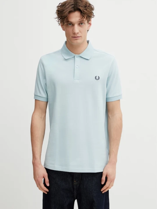 Zdjęcie produktu Fred Perry polo bawełniane turkusowy