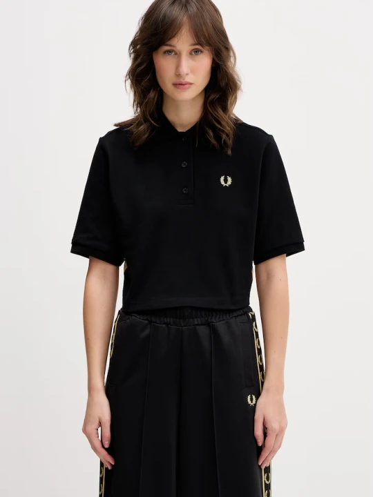 Zdjęcie produktu Fred Perry polo bawełniane czarny