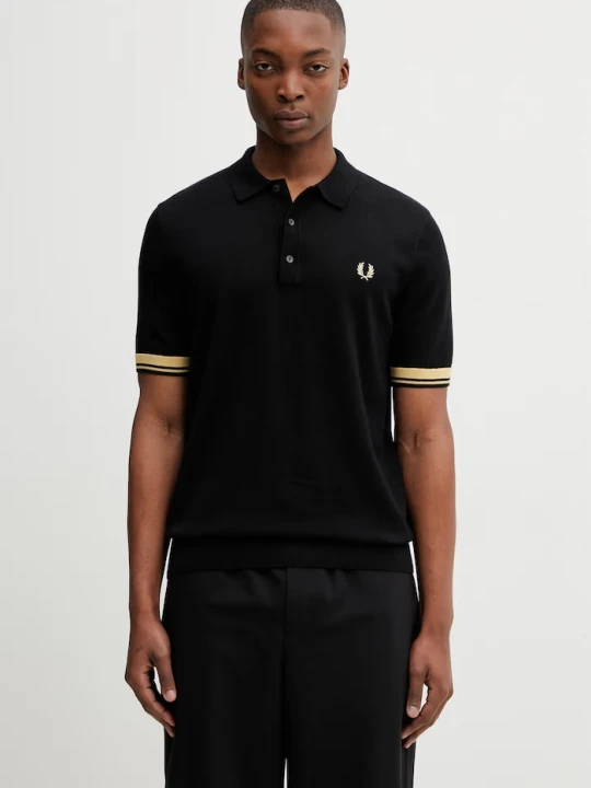 Zdjęcie produktu Fred Perry polo bawełniane czarny