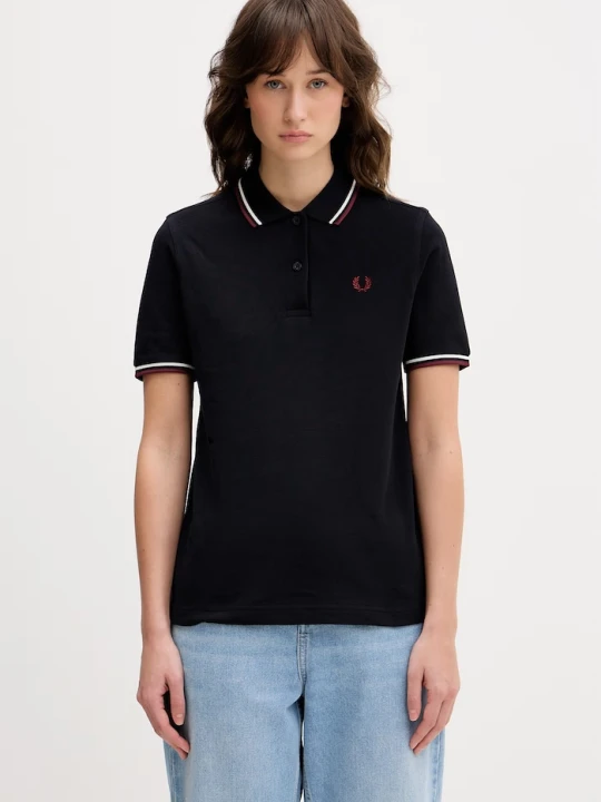 Zdjęcie produktu Fred Perry polo damskie bawełniane granatowy