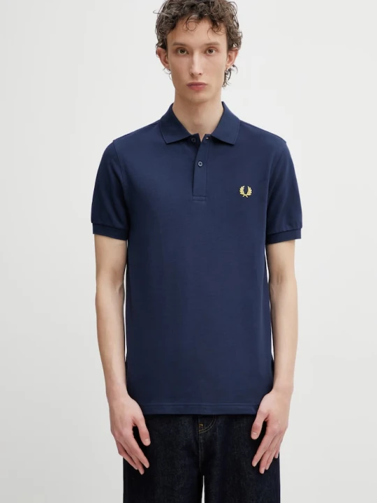 Zdjęcie produktu Fred Perry polo męskie bawełniane granatowy
