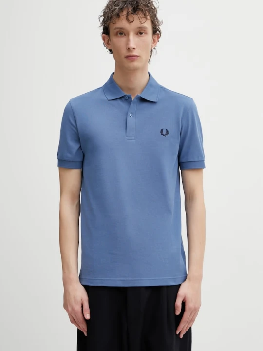 Zdjęcie produktu Fred Perry polo męskie bawełniane niebieski