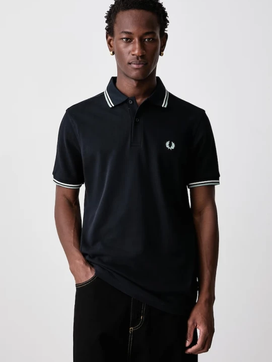 Zdjęcie produktu Fred Perry polo męskie bawełniane granatowy