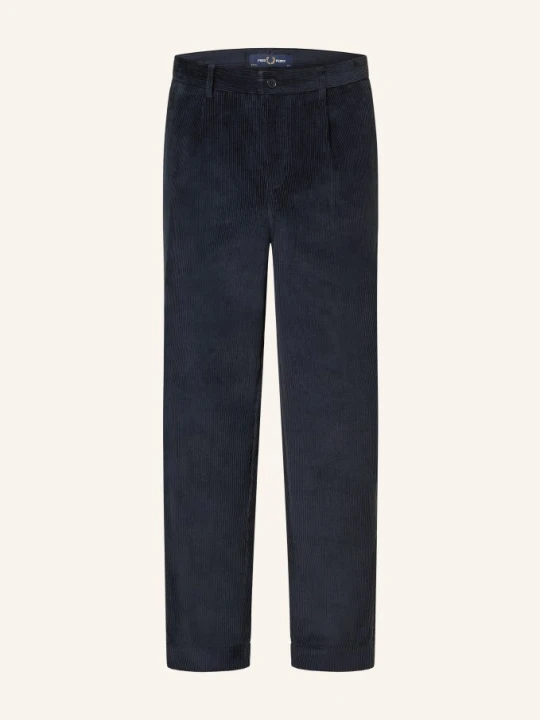 Zdjęcie produktu Fred Perry Spodnie Sztruksowe Tapered Fit blau GRANATOWY