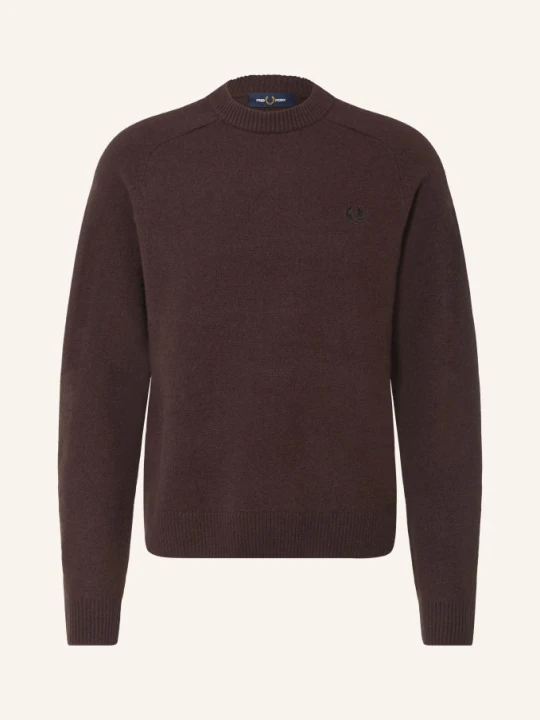 Zdjęcie produktu Fred Perry Sweter braun CIEMNOBRĄZOWY