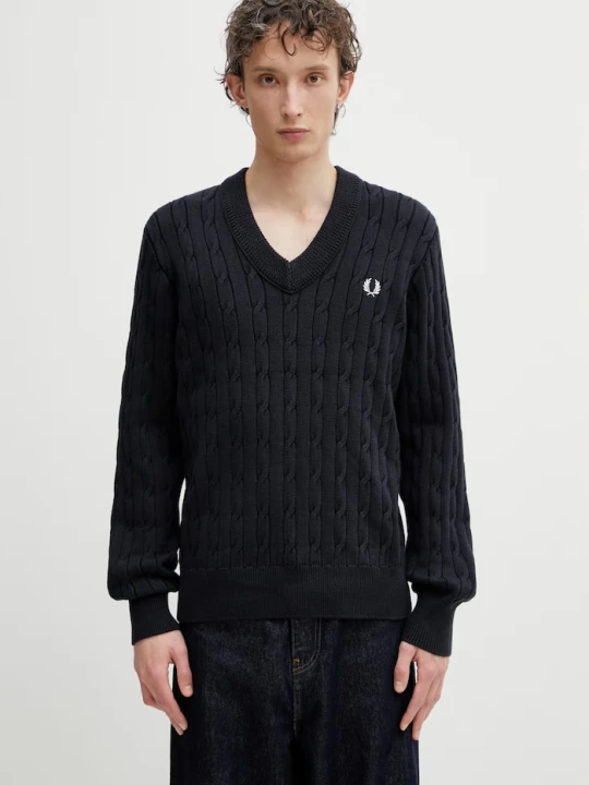 Zdjęcie produktu Fred Perry sweter męski granatowy