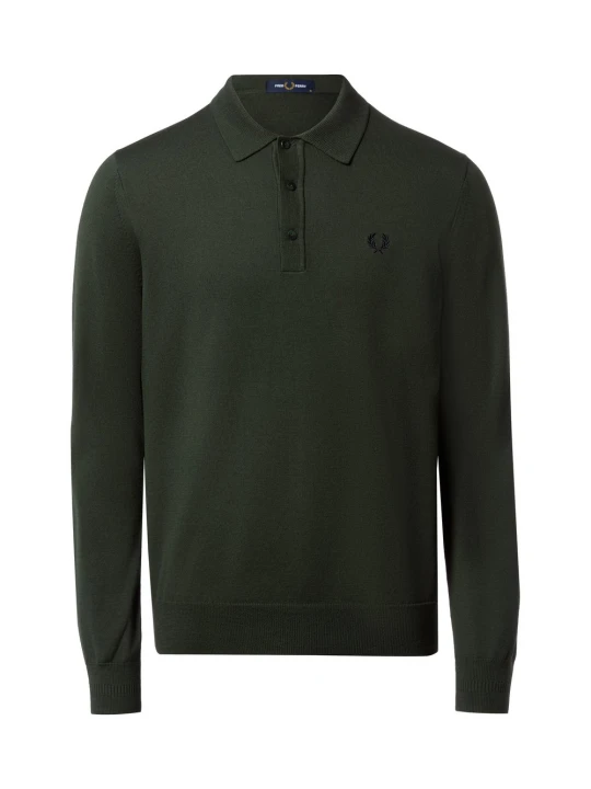 Zdjęcie produktu Fred Perry Sweter Mężczyźni Wełna zielony