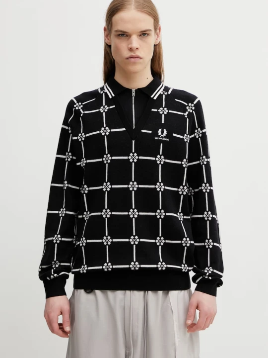 Zdjęcie produktu Fred Perry sweter z dodatkiem wełny