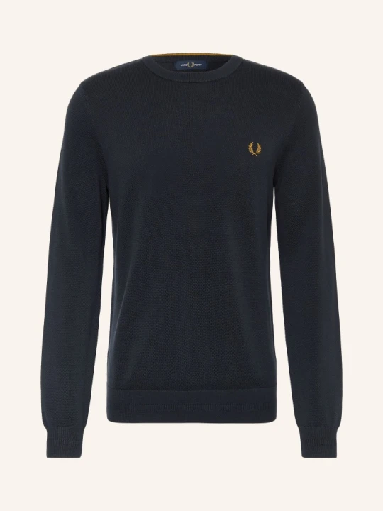 Zdjęcie produktu Fred Perry Sweter Z Piki blau GRANATOWY