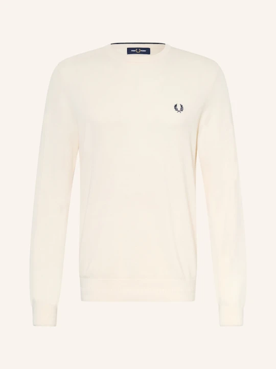 Zdjęcie produktu Fred Perry Sweter Z Piki weiss KREMOWY