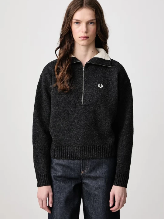 Zdjęcie produktu Fred Perry sweter z wełną damski